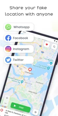 Fake GPS Location Changer App android App screenshot 0